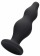 Черная анальная пробка Bubble Butt Plug - 11,6 см. - Shots Media BV
