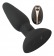 Черная анальная вибропробка с пульсацией в нижней части Thumping Anus Butt Plug - 15 см. - Orion