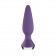 Фиолетовая анальная пробка с вибрацией Satisfyer Plug-ilicious 1 - 13,5 см. - Satisfyer