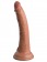 Кофейный фаллоимитатор 7  Silicone Dual Density Cock - 21 см. - Pipedream