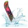 Черный мини-вибратор с цветочным принтом Lil Fucker Mini G-Spot Vibrator - 12,75 см. - California Exotic Novelties