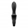 Черный анальный вибратор Heat Climax+ с функцией нагрева - 20,6 см. - Satisfyer - в Иваново купить с доставкой