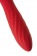 Красно-черный двусторонний вибромассажер Black Red - 21 см. - ToyFa