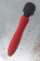 Красно-черный двусторонний вибромассажер Black Red - 21 см. - ToyFa