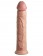 Телесный фаллоимитатор-реалистик King Cock Ellite Dual Density - 28 см. - Pipedream
