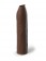 Коричневая насадка-удлинитель Uncut Silicone Penis Enhancer - 17,8 см. - Pipedream - в Иваново купить с доставкой