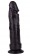 Крупный чёрный фаллоимитатор без мошонки - 20,5 см. - LOVETOY (А-Полимер) купить с доставкой в интернет-магазине Orgasmix в Иваново Крупный чёрный фаллоимитатор без мошонки - 20,5 см. - LOVETOY (А-Полимер)