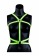 Портупея Body Harness с неоновым эффектом - размер S-M - Shots Media BV - купить с доставкой в Иваново