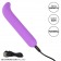 Фиолетовый мини-вибромассажер Liquid Silicone Mini G Vibe для стимуляции зоны G - 10,75 см. - California Exotic Novelties