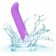 Фиолетовый мини-вибромассажер Liquid Silicone Mini G Vibe для стимуляции зоны G - 10,75 см. - California Exotic Novelties