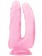 Розовый анально-вагинальный фаллоимитатор 14 Inch Dildo - 18 см. - Chisa