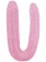 Розовый двусторонний фаллоимитатор 17.7 Inch Dildo - 22,5 см. - Chisa