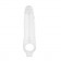 Прозрачная насадка на пенис с подхватом Mighty Sleeve With Ball Loop - 22 см. - Chisa - в Иваново купить с доставкой