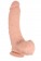 Телесный фаллоимитатор на присоске Phallic Rider - 22,5 см. - Chisa