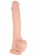 Телесный фаллоимитатор на присоске Rocking Rod - 25,5 см. - Chisa