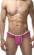 Мужские розовые трусы-тонги с оборками - La Blinque купить с доставкой Мужские розовые трусы-тонги с оборками - La Blinque купить с доставкой