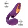 Фиолетовый вибромассажер с клиторальной стимуляцией Megam - ToyFa купить в Иваново с доставкой в Orgasmix.ru Фиолетовый вибромассажер с клиторальной стимуляцией Megam - ToyFa
