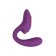 Фиолетовый вибромассажер с клиторальной стимуляцией Megam - ToyFa купить в Иваново с доставкой в Orgasmix.ru Фиолетовый вибромассажер с клиторальной стимуляцией Megam - ToyFa