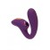 Фиолетовый вибромассажер с клиторальной стимуляцией Megam - ToyFa купить в Иваново с доставкой в Orgasmix.ru Фиолетовый вибромассажер с клиторальной стимуляцией Megam - ToyFa