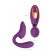Фиолетовый вибромассажер с клиторальной стимуляцией Megam - ToyFa купить в Иваново с доставкой в Orgasmix.ru Фиолетовый вибромассажер с клиторальной стимуляцией Megam - ToyFa