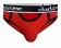 Красные мужские трусы-брифы с вырезом - Darkzone купить с доставкой