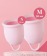 Набор из 2 розовых менструальных чаш Aura - HOT planet - купить с доставкой в Иваново Набор из 2 розовых менструальных чаш Aura - HOT planet - купить с доставкой в Иваново