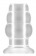 Прозрачная анальная пробка с тоннелем №49 Small Hollow Tunnel Butt Plug 3 Inch - 7,7 см. - Shots Media BV