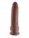 Коричневый фаллоимитатор 9  Cock with Balls - 22,9 см. - Pipedream