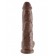 Большой коричневый фаллоимитатор с мошонкой 10 Cock with Balls на присоске - 25,4 см. - Pipedream купить с доставкой в интернет-магазине Orgasmix в Иваново Большой коричневый фаллоимитатор с мошонкой 10 Cock with Balls на присоске - 25,4 см. - Pipedream