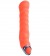 Оранжевый силиконовый G-вибратор PURRFECT SILICONE G-SPOT VIBRATOR - 17,7 см. - Dream Toys