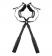 Чёрный бондажный комплект Romfun Sex Harness Bondage на сбруе - Romfun - купить с доставкой в Иваново