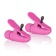 Розовые зажимы на соски с вибрацией Nipple Play Nipplettes - California Exotic Novelties - купить с доставкой в Иваново